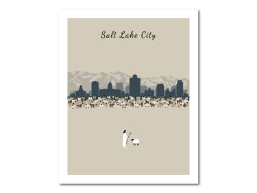 Lost Sheep from Salt Lake City Poster Print